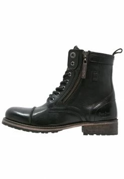 Pepe Jeans MELTING - Bottines à Lacets - Black